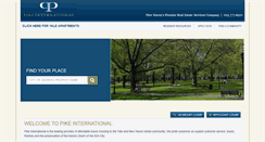 Desktop Screenshot of pikeintl.com